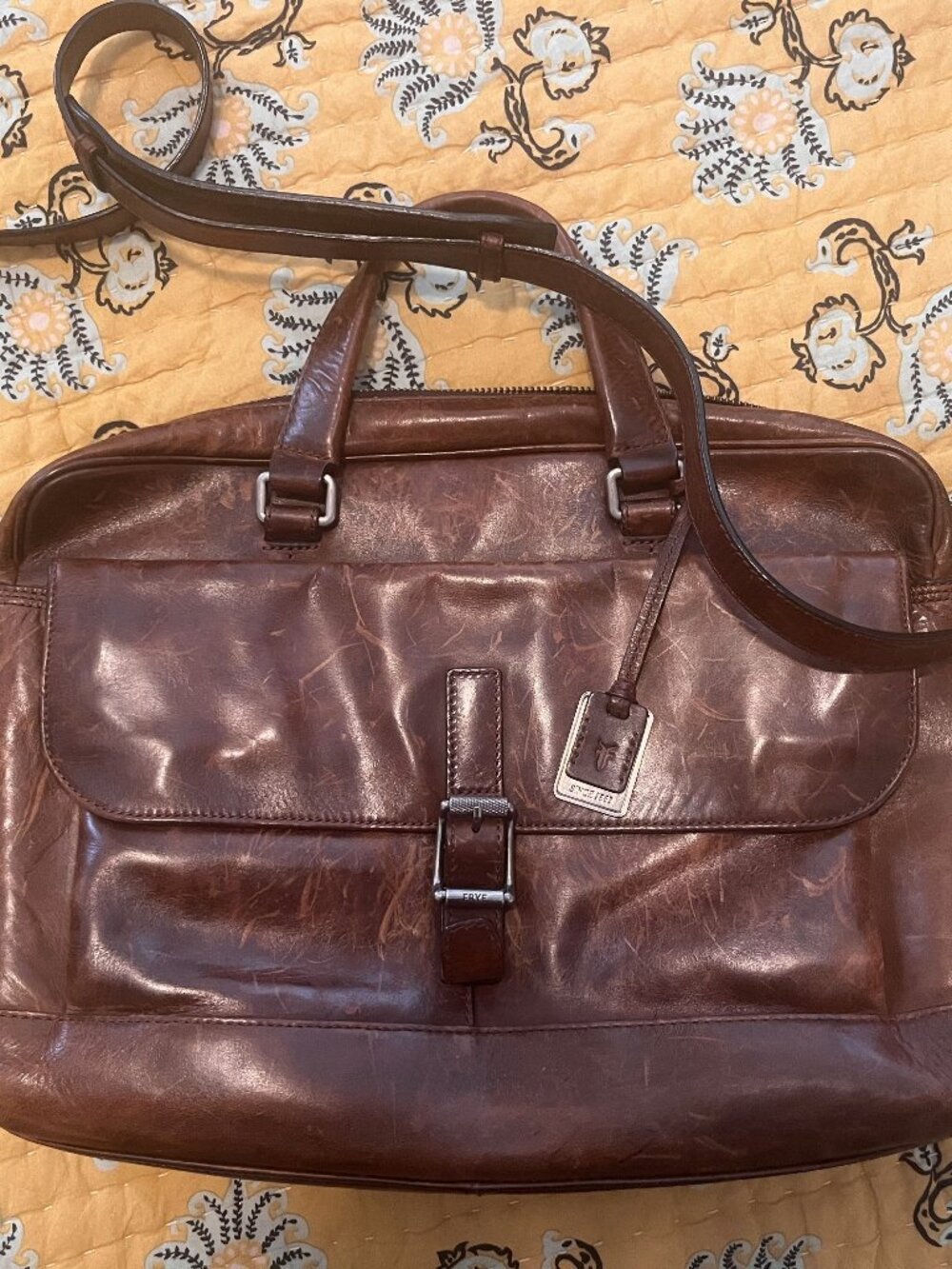 Frye Men's Logan Leather Work Bag